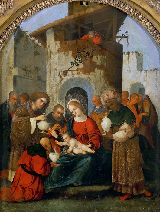 Adoration of the Magi. Ludovico Mazzolino