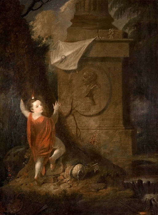 Cherub with Kite at Monument. James Millar