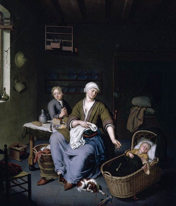 mother c. Frans Van Mieris