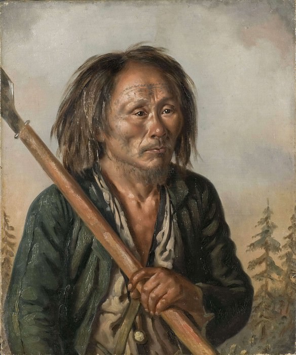 Portrait of a Tungu Man, Carl Peter Mazer