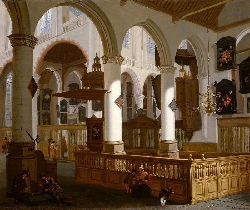 The Oude Kerk, Delft. Cornelis De Man