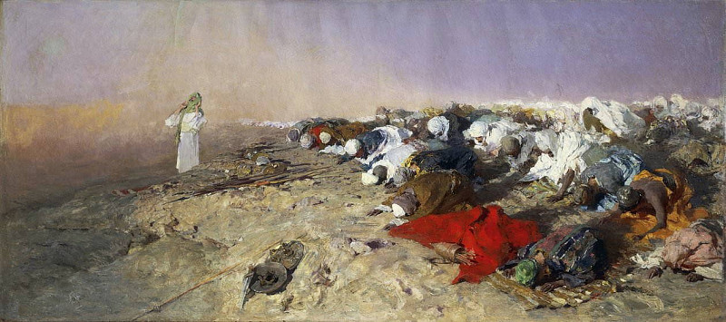 Sermon of Mohammed. Domenico Morelli