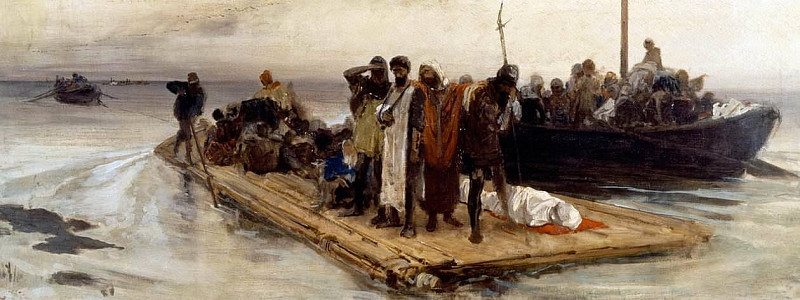 Refugees from Aquileia. Domenico Morelli