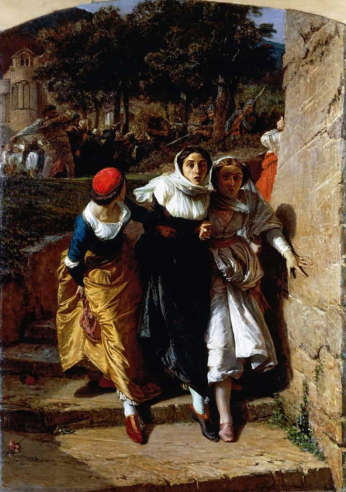 Sicilian Vespers. Domenico Morelli