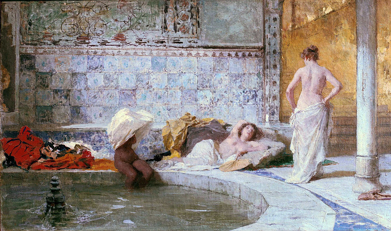 Turkish Bath. Domenico Morelli