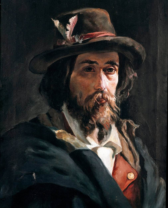 Portrait of Francesco Nullo. Domenico Morelli