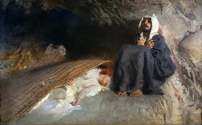 The Temptation Of St. Antony. Domenico Morelli