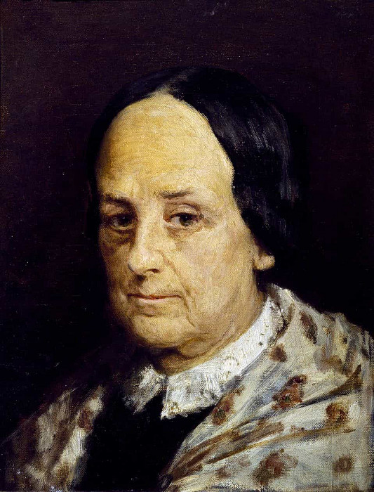 Portrait of Luisa Ruggeri. Domenico Morelli