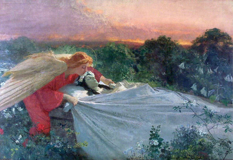 The Angel of Death. Domenico Morelli