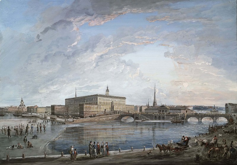 View of Stockholm, Elias Martin