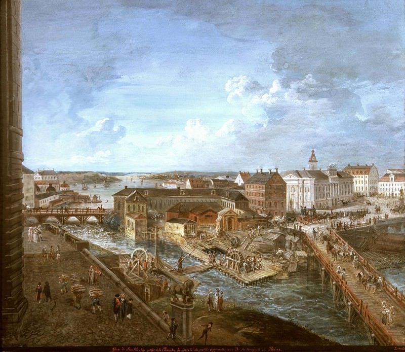 View of Stockholm, Elias Martin