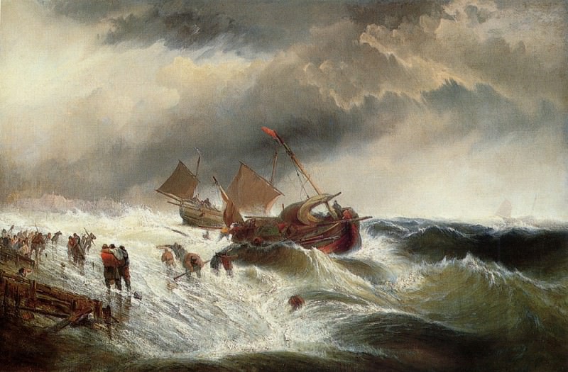 Shipwreck 1862. Edward Moran