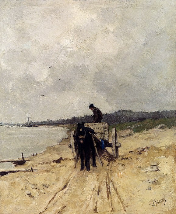 The Sand Cart. Anton Mauve