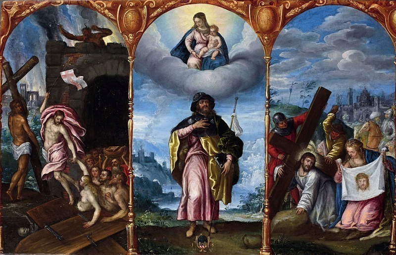 Triptych of San Rocco. Alessandro Maganza