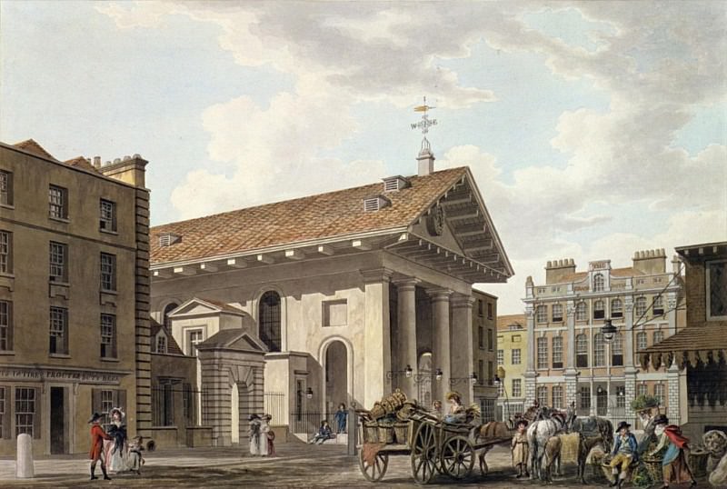 St. Pauls Church, Covent Garden. Thomas Malton Jnr.