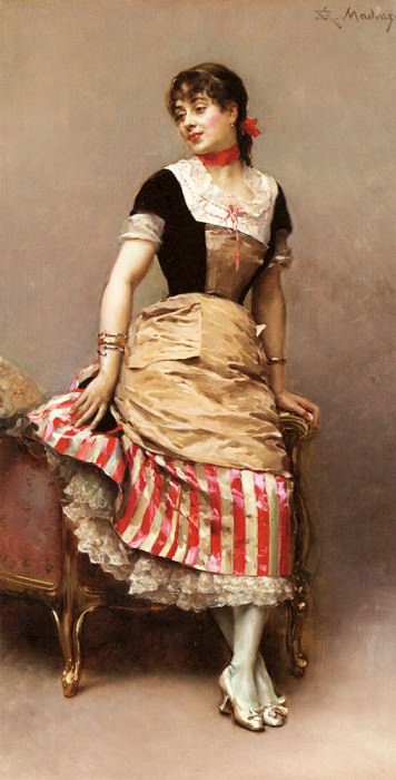 A Portrait Of Aline Masson. Raimundo De Madrazo Y Garreta