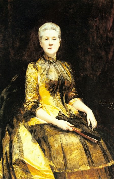 A Portrait Of Mrs James Leigh Coleman. Raimundo De Madrazo Y Garreta