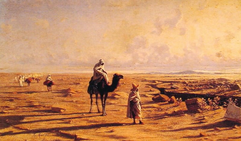The Desert Cavalcade. Reinhold Von Moeller