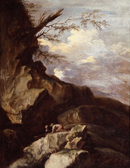 Landscape with Figures. Pietro Montanini