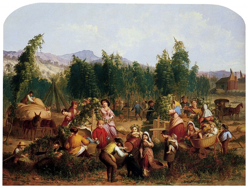 Hop Picking 1862. Томпкинс Харрисон Маттесон