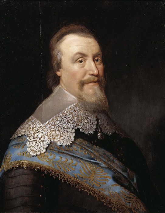 Axel Oxenstierna af Södermöre (1583-1654), Count, Chancellor. Michiel van Mierevelt (Workshop)