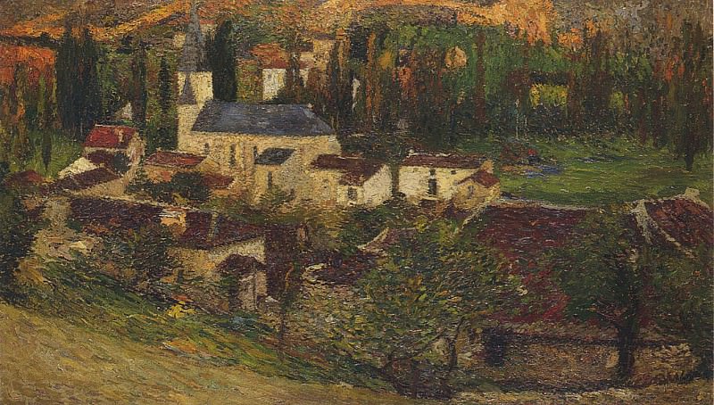 The Village Among the Trees. Henri-Jean-Guillaume Martin