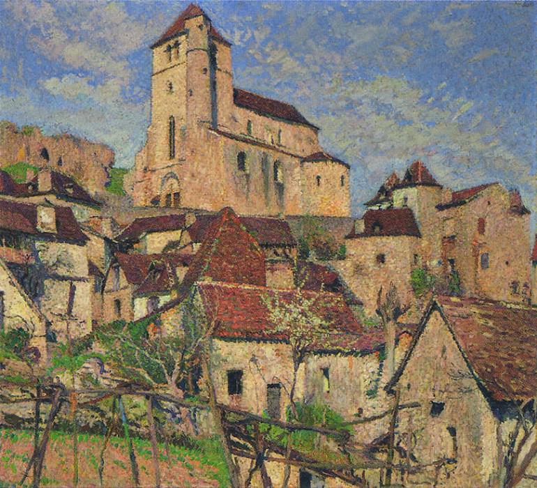 The Village of Saint Cirq Lapopie. Henri-Jean-Guillaume Martin