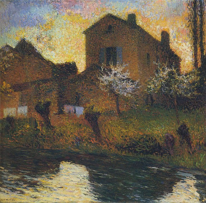 House of Marie Louise in Labastide 1920. Henri-Jean-Guillaume Martin