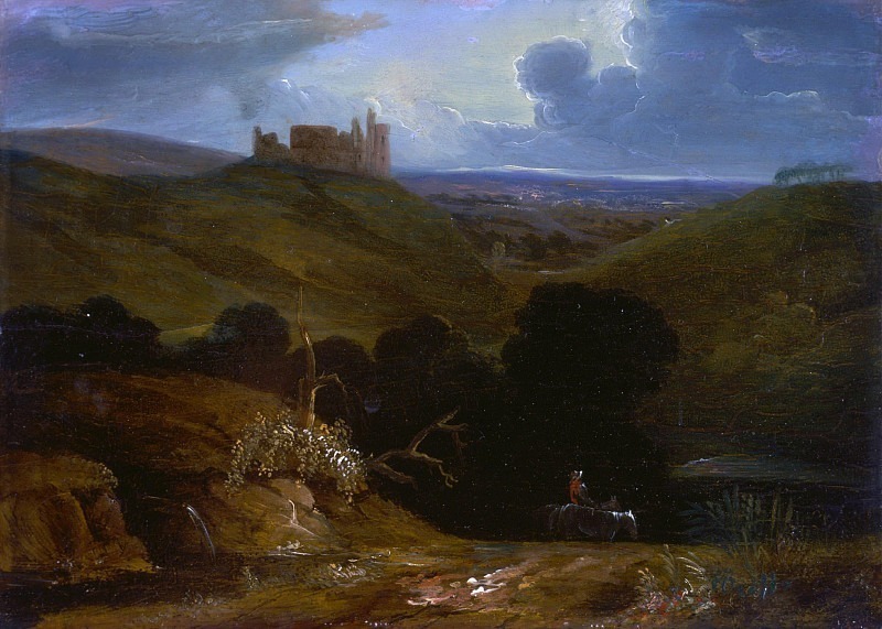 Landscape with a Castle. John Martin