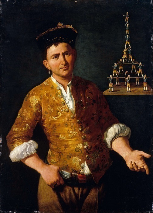 Portrait of a member of the Nicolotti faction. Domenico Maggiotto