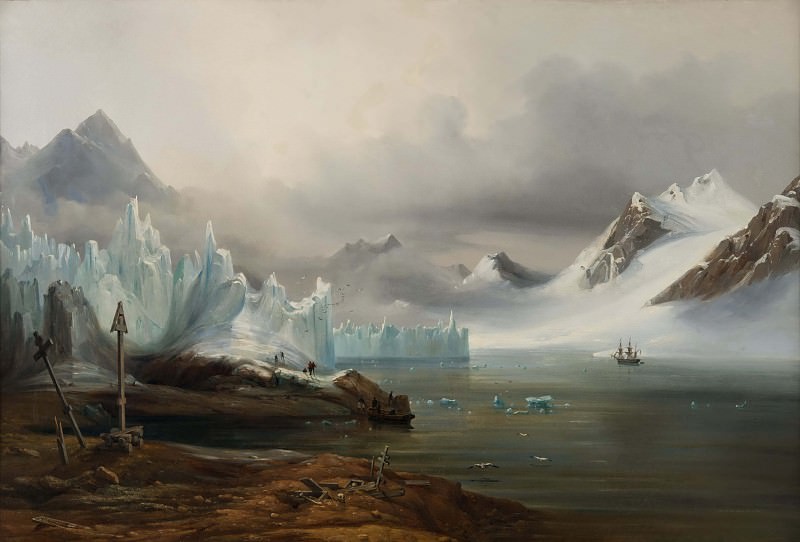 View from Spitzbergen. Auguste Etienne Francois Mayer
