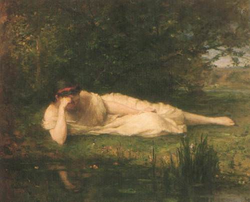 waters-edge. Berthe Morisot