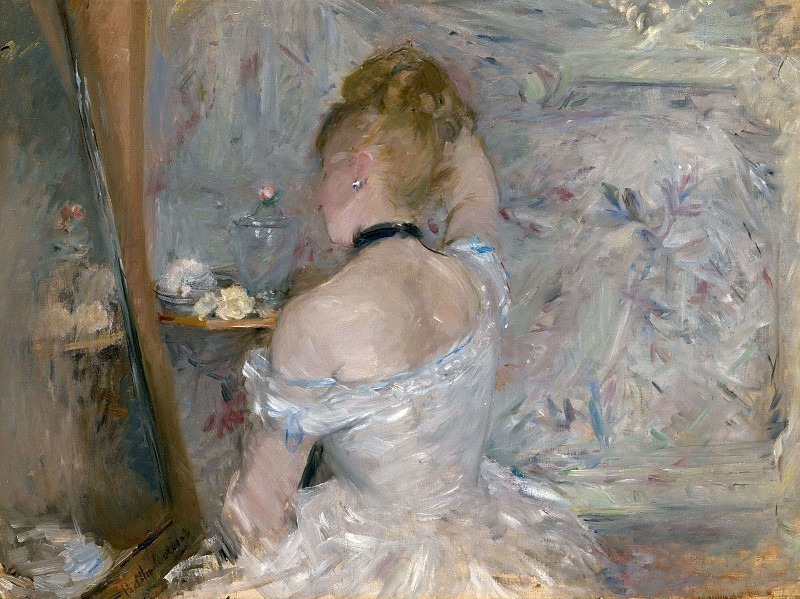 Woman at Her Toilette. Berthe Morisot