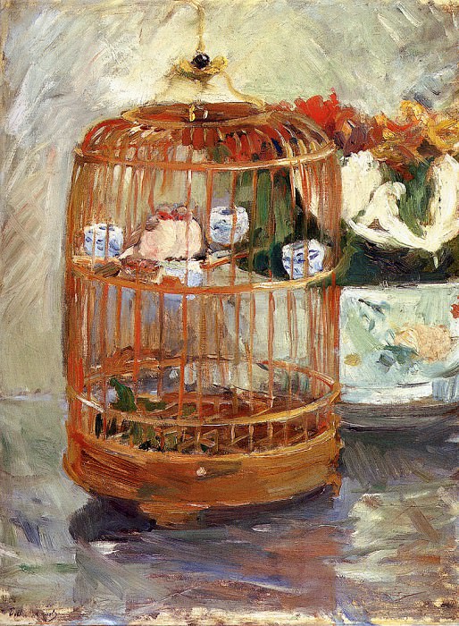 The Cage. Berthe Morisot