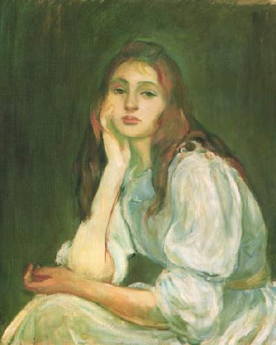 morisot.julie-dreaming. Berthe Morisot