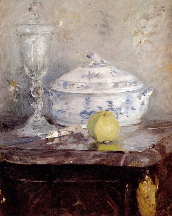 Tureen And Apple. Berthe Morisot