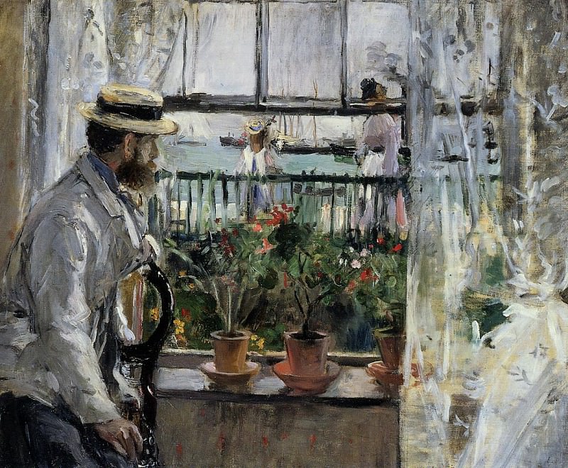 Eugene Manet on the Isle of Wight. Berthe Morisot