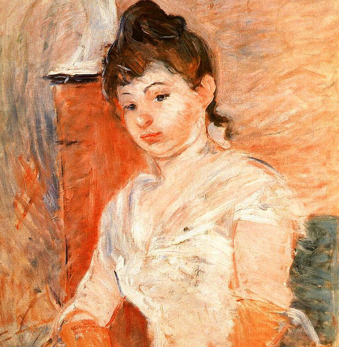 Jeune Fille en Blanc. Berthe Morisot