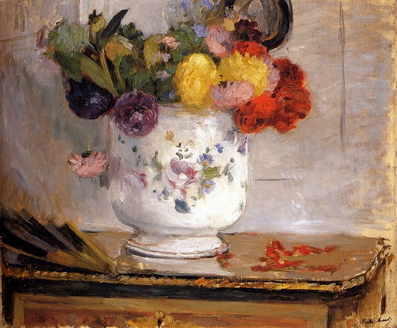 Dahlias. Berthe Morisot