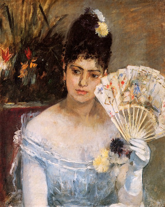 At the ball. Berthe Morisot