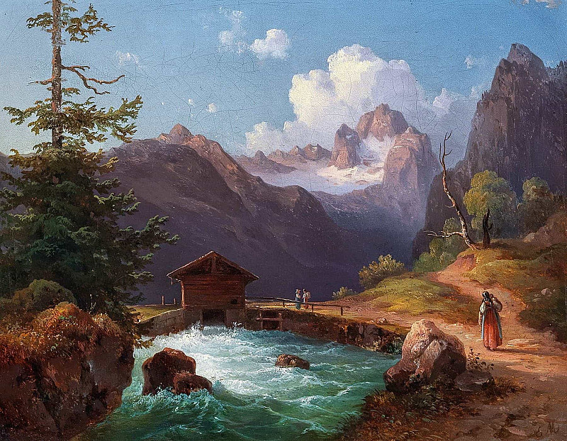 A View of the Dachstein Massif. Edmund Mahlknecht