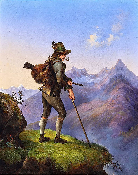 Portrait of Adam Rosenblattl; Porträt Adam Rosenblattl. Edmund Mahlknecht