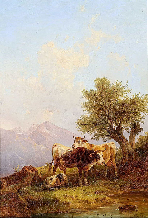 An Alpine Pasture. Edmund Mahlknecht