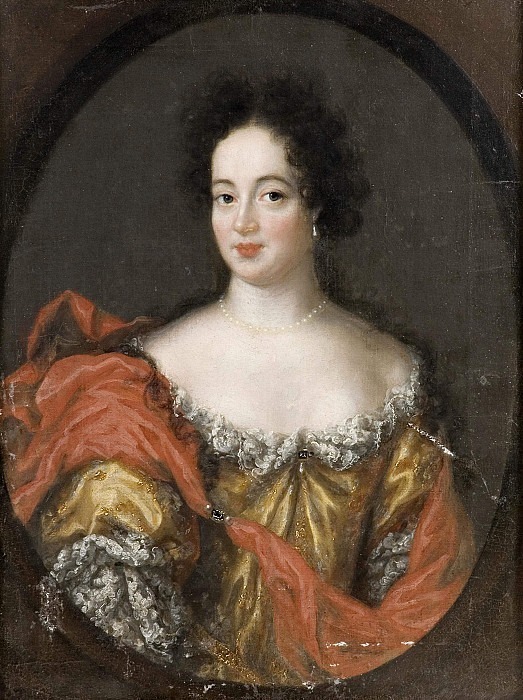 Agnes Wrangel, Living Data Unknown, Possibly Courted Miss of the Riksbank Queen Hedvig Eleonora. Martin Mijtens the Elder (Attributed)