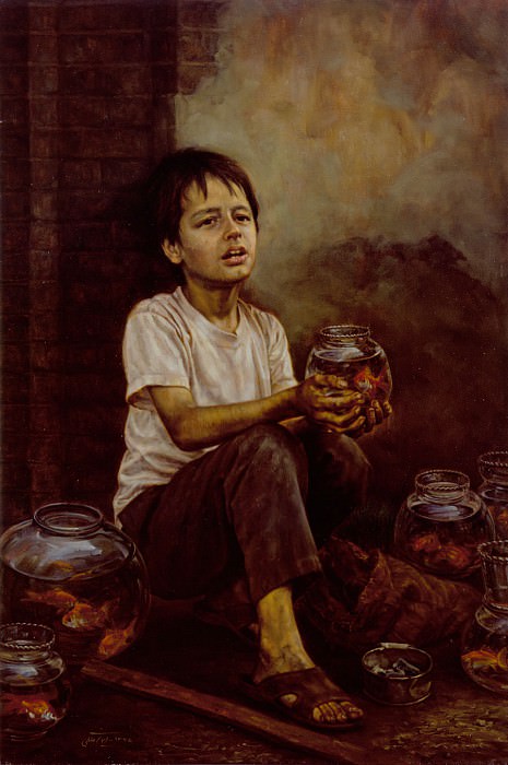 Продавец рыбок, 1996. Иман Малеки