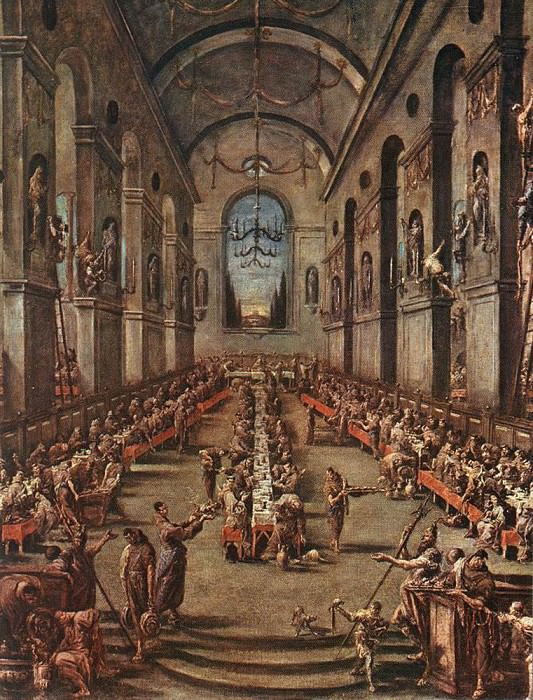  The Observant Friars in the Refectory, Alessandro Magnasco