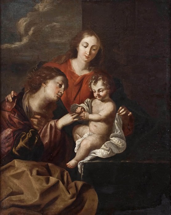 The Mystic Marriage of St Catherine. Alessandro Magnasco (Attributed)