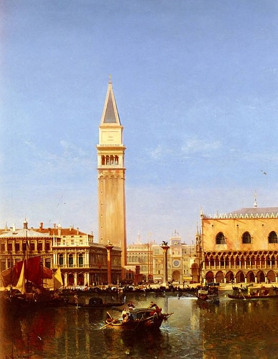 Moer Jean Baptiste van The Grand Canal, Venice. Jean Baptiste Van Moer