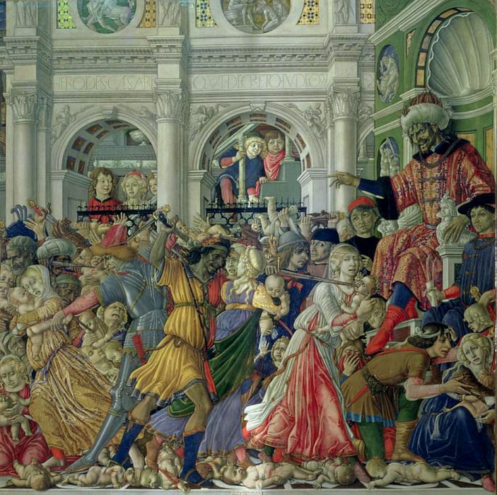 The Massacre of the Innocents. Matteo di Giovanni di Bartolo