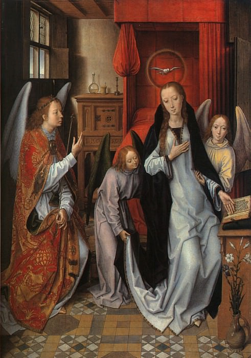 Благовещение, 1482. Ганс Мемлинг